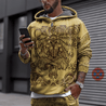 Skull Satanic 3D All Over Printed Combo Hoodie + Sweatpant