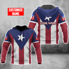 Customize Name Puerto Rico 3D All Over Printed Unisex Shirts