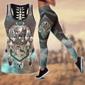 Native American 3D All Over Printed Legging + Hollow Tank