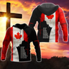 Jesus - Canada Flag 3D All Over Printed Shirts DA02032101