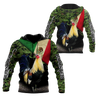 Rooster Mexico 3D All Over Printed Hoodie