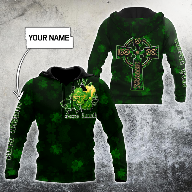 Premium Unisex Hoodie Personalized Irish St.Patrick Day ML