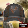 Personalized Rooster 3D Printed Cap AM18052101