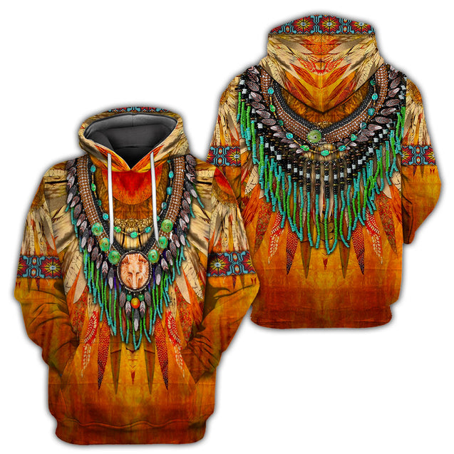 Native American 3D All Over Printed Legging + Hoodie