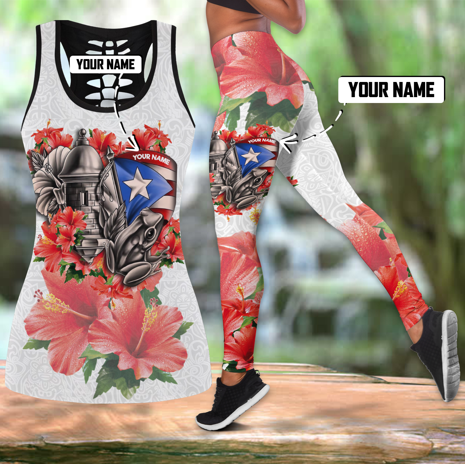 Customize Name Puerto Rico Combo Outfit MH31032103