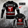 Customize Name Don't Touch Me Karate Hoodie For Men And Women TNA13032101