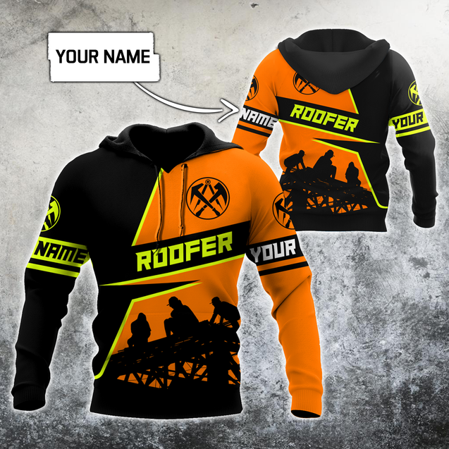 Roofer Man - Personalized Name 3D Hoodie Shirt LAM