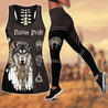 Native American 3D All Over Printed Legging + Hollow Tank