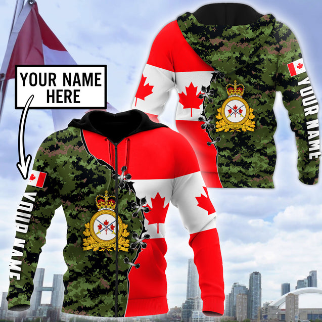 Personalized Name XT Canadian Veteran 3D All Over Printed Clothes NTN17032102