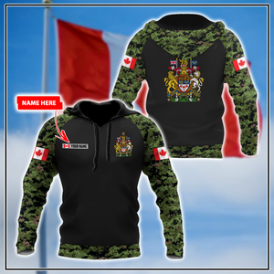 Personalized Name XT Canada Coat of Arms 3D All Clothes PD16032103