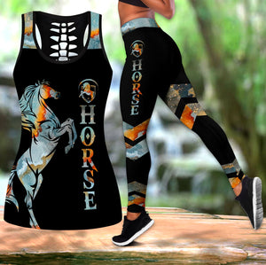 Horse  Combo Legging + Tank Top 3D All Printed