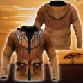 Native Cowboy Jacket No21 Cosplay 3D Over Printed Unisex Deluxe Hoodie ML