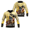 Honor the Fallen Memorial Day US Veteran 3D All Over Printed Unisex Hoodie HHT20052106