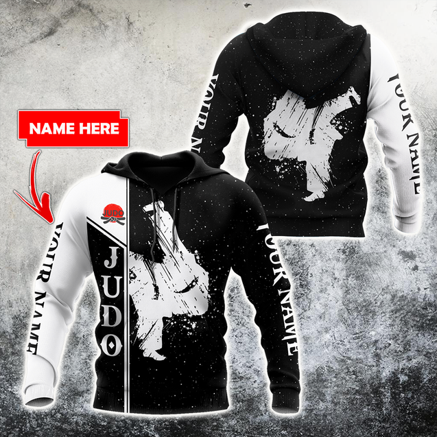 Customize Name Judo Fighting Hoodie For Men And Women TNA05042105