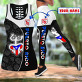 Customize Name Puerto Rico Coqui Taino Combo Hollow Tank Top And Legging Outfit MH24022103