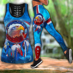 American 3D All Over Printed Legging + Hollow Tank