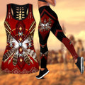 Native American 3D All Over Printed Legging + Hollow Tank