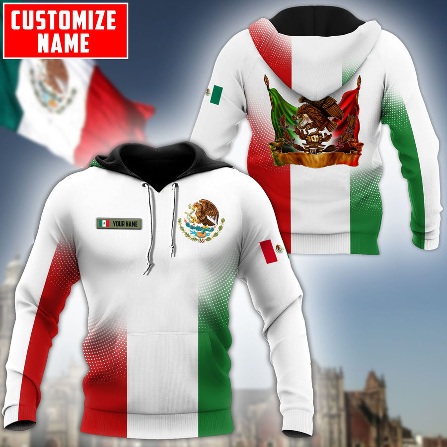 Personalized Name Mexican 3D All Over Printed Hoodie