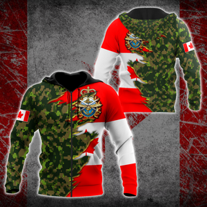 Canadian Veteran 3D All Over Printed Shirts MH08032106