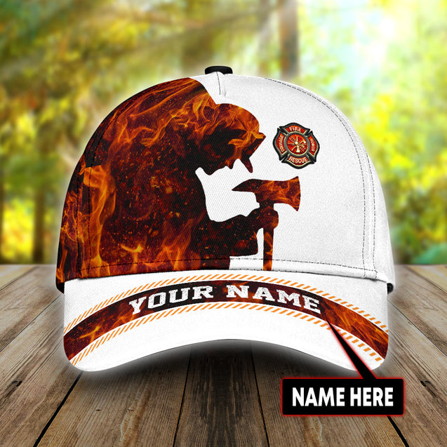 Customize Name Firefighter Classic Cap