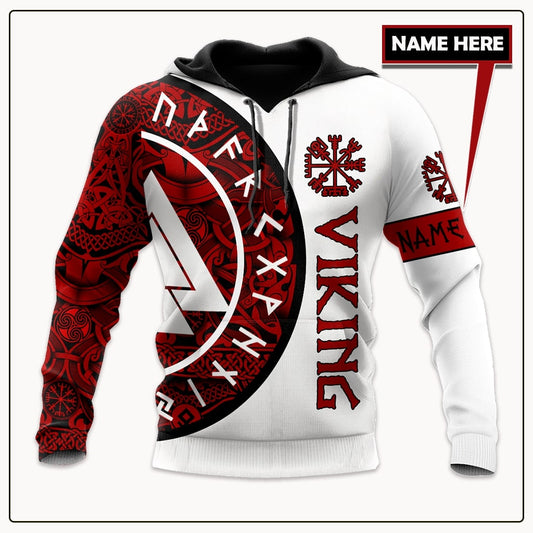 Customized Name Viking 3D All Over Printed Unisex Shirts