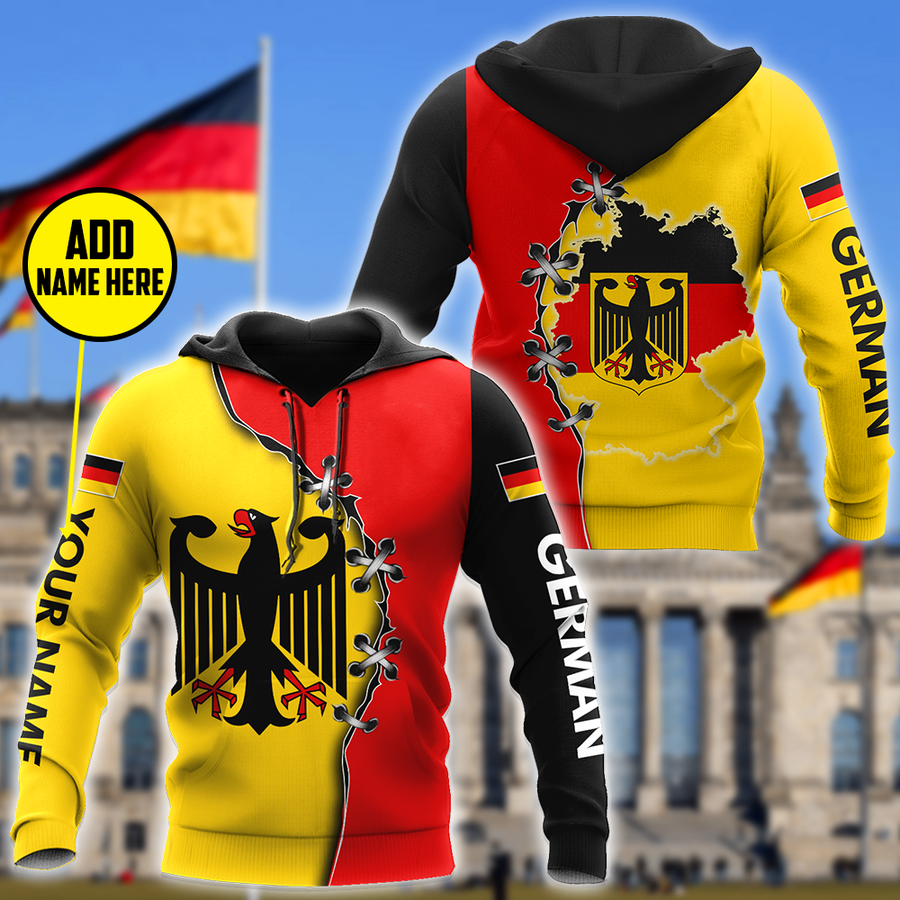Personalized Name Germany 3D All Over Printed Unisex Shirts Ver 2
