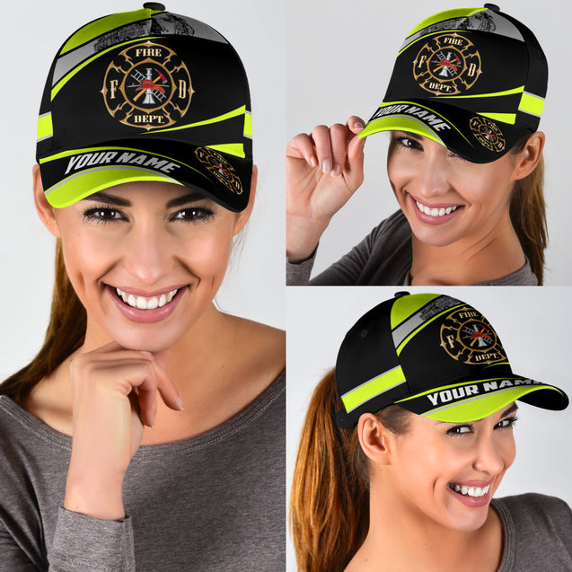 Customize Name Firefighter Classic Cap