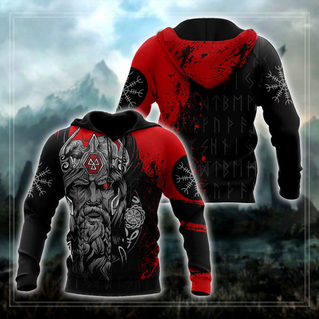 Viking Odin 3D All Over Printed Unisex Shirts