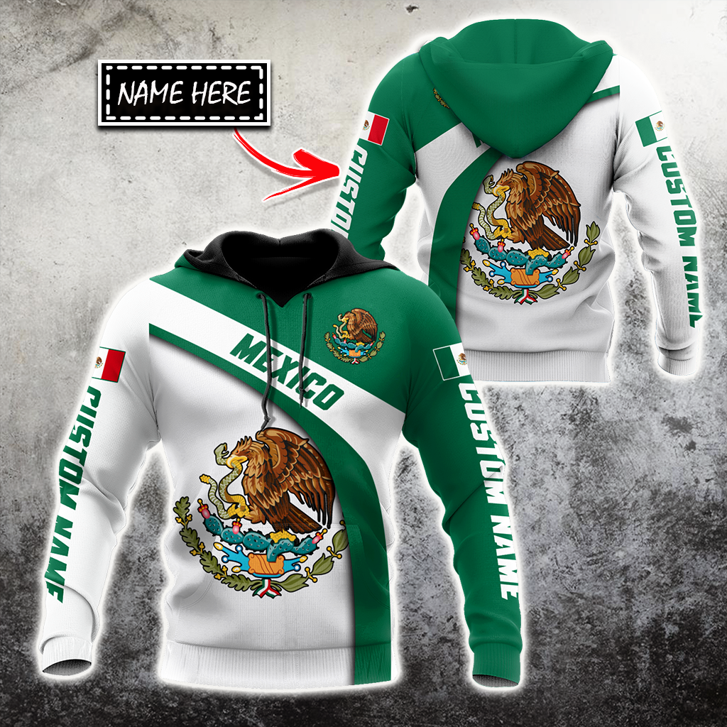 Persionalized Mexico 3D All Over Printed Shirts For TNA18032105