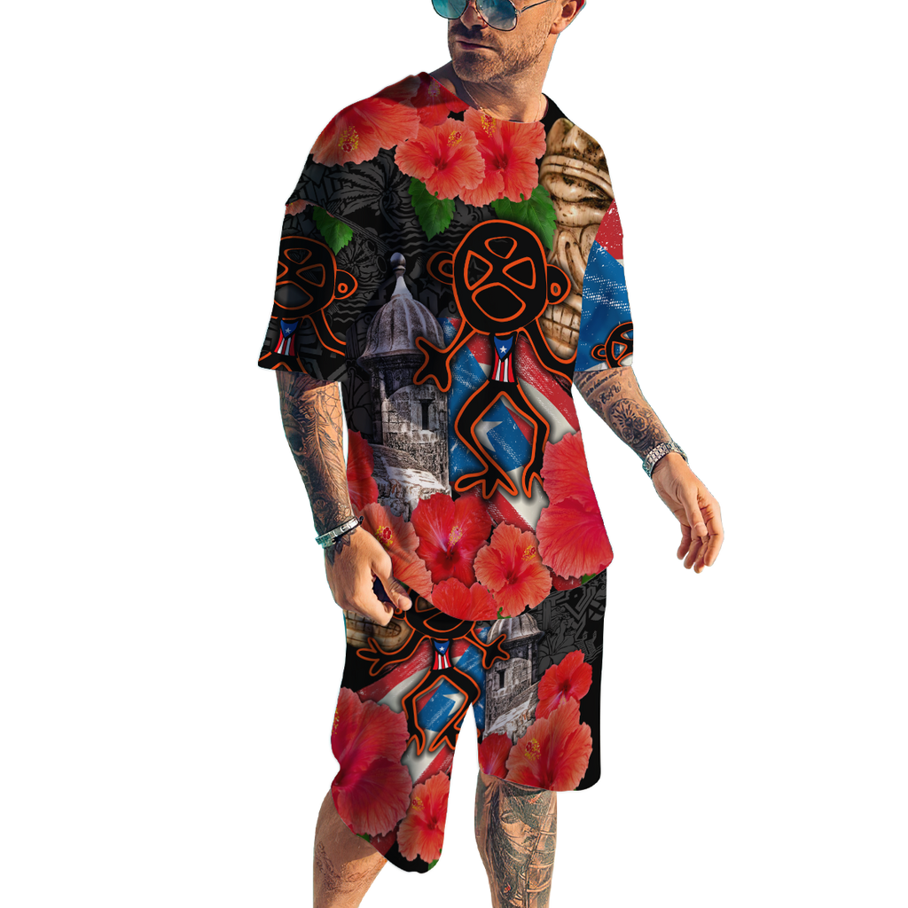 Puerto Rico Combo T-Shirt And Board Short MH04092103