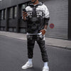 Couple Wolf Skull 3D All Over Printed Combo Hoodie + Sweatpant