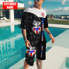 Customize Name Puerto Rico Combo T-Shirt And Board Short MH24022103