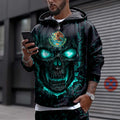 Mexican Skull 3D All Over Printed Unisex Hoodie