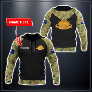 Personalized Australian Army 3D Printed Unisex Shirts TN PD29032102