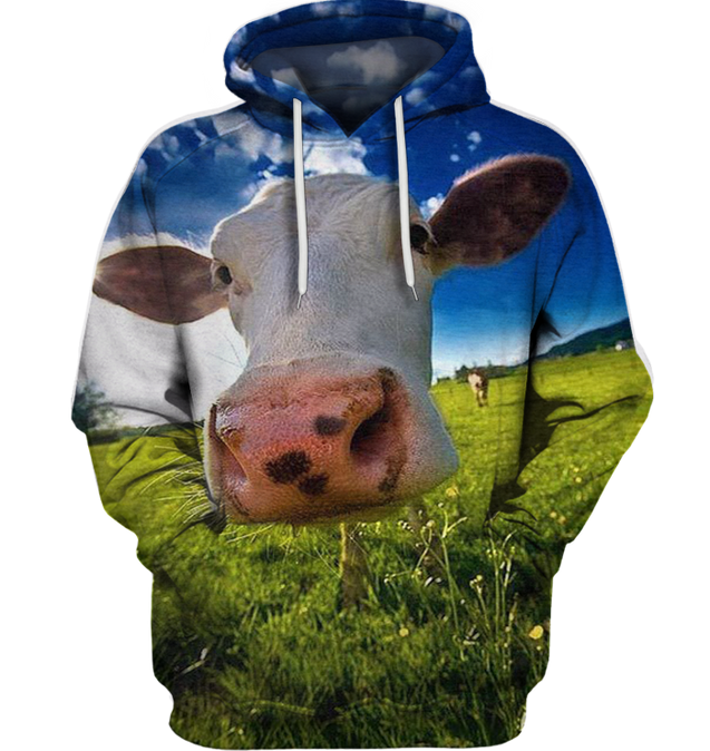 3D All Over Print Lovely Cow Shirt-Apparel-6teenth World-Hoodie-S-Vibe Cosy™