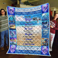 Love Gift Beautiful Dolphin Couple Quilt MEI