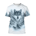 Wolf 3D Over Printed Unisex Shirt