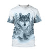 Wolf 3D Over Printed Unisex Shirt