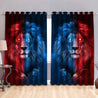 Lion 3D All Over Printed Window Curtains