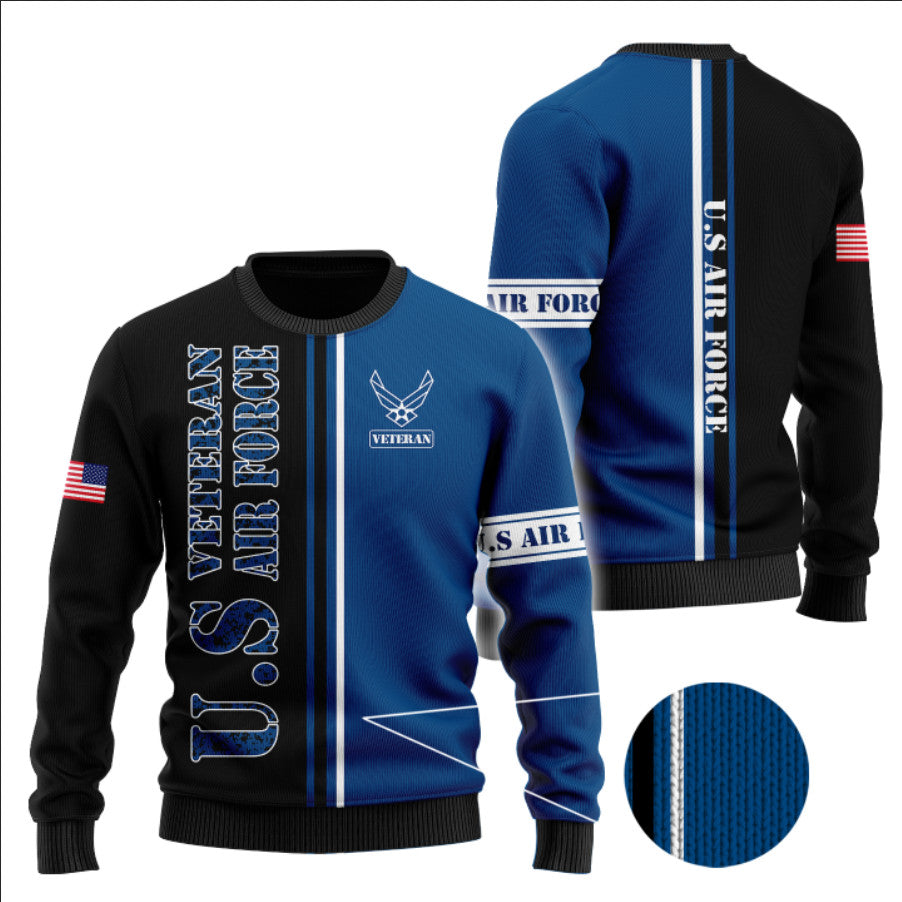 US Veteran Air Force 3D All Over Printed Unisex Shirts