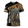 Camo Elk Hunting Hoodie T-Shirt Sweatshirt NM-Apparel-NM-T-Shirt-S-Vibe Cosy™