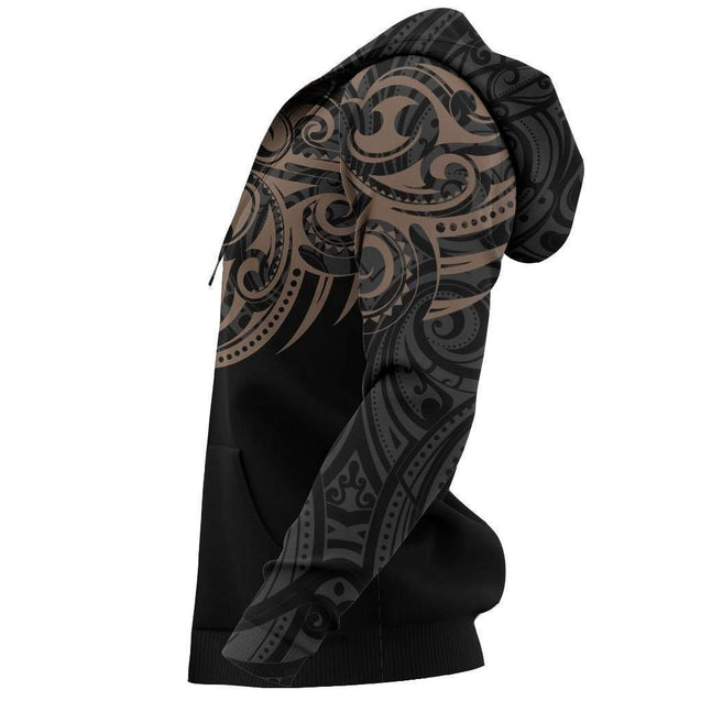 Maori Tattoo Special Zipper Hoodie - HC0801-Apparel-Huyencass-Hoodie-S-Vibe Cosy™