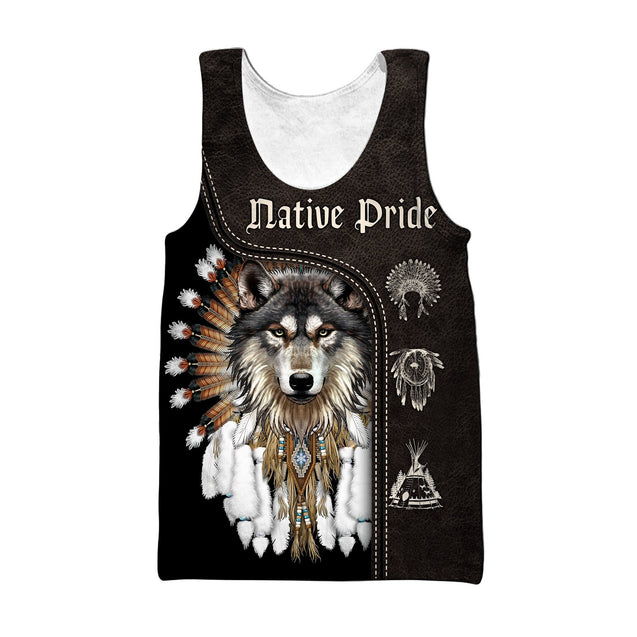 Customize Name Native American Pride 3D All Over Printed Unisex Shirt