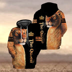 Lion Queen 3D All Over Printed Shirt for Women