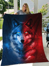 Wolf 3D All Over Printed Blanket