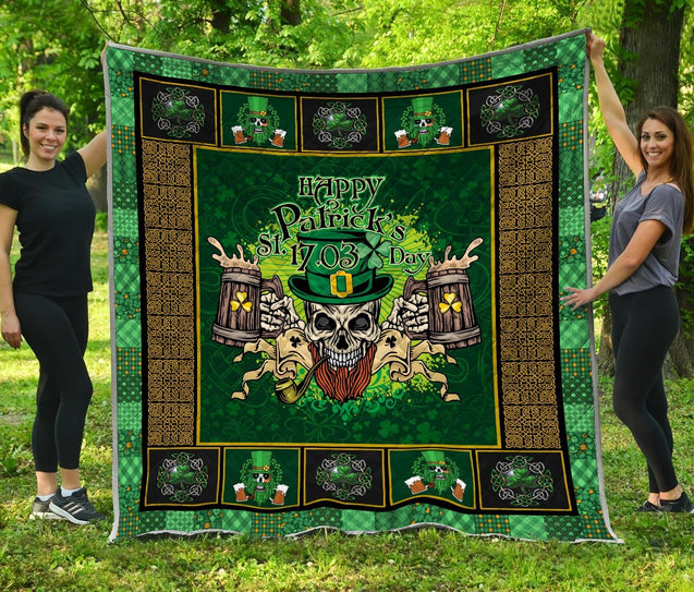 Irish Saint Patrick's Day 3D All Over Printed Blanket