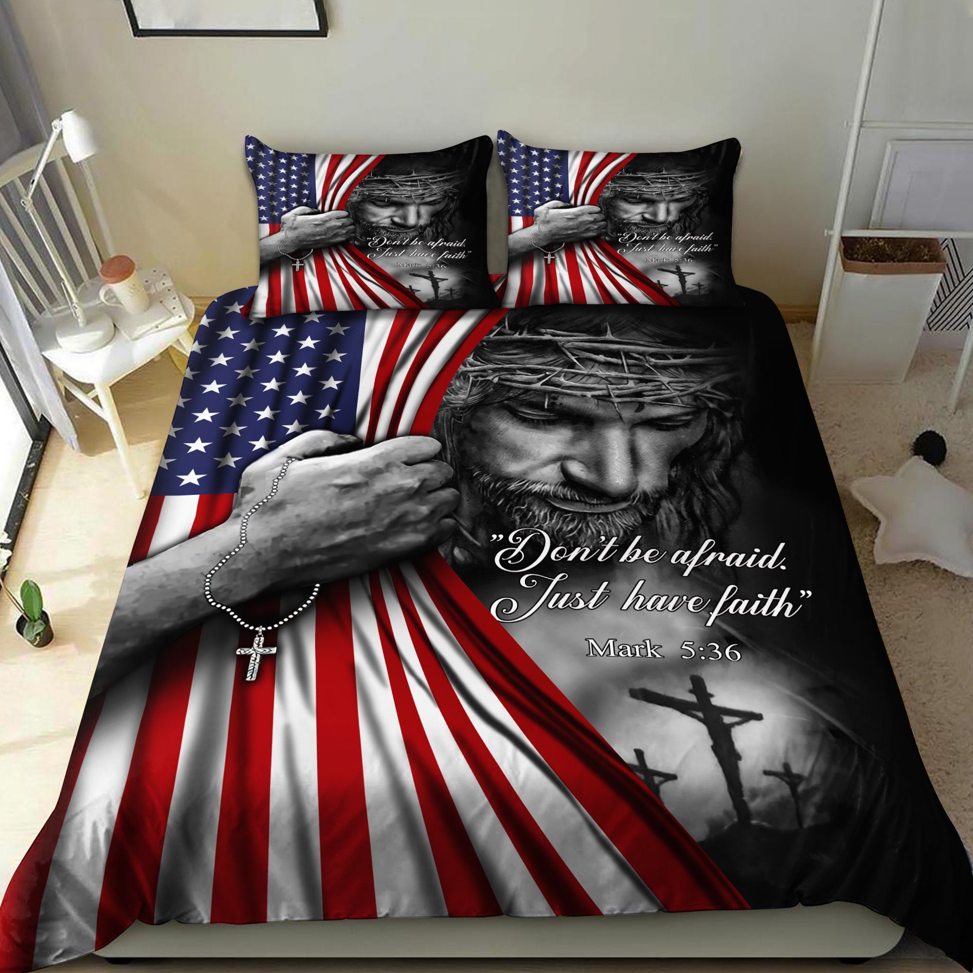 God Bless American 3D All Over Printed Bedding Set