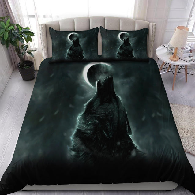 Wolf 3D All Over Printed Bedding Set