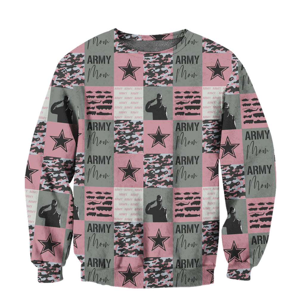 Army Mom 3D All Over Printed Unisex Shirts