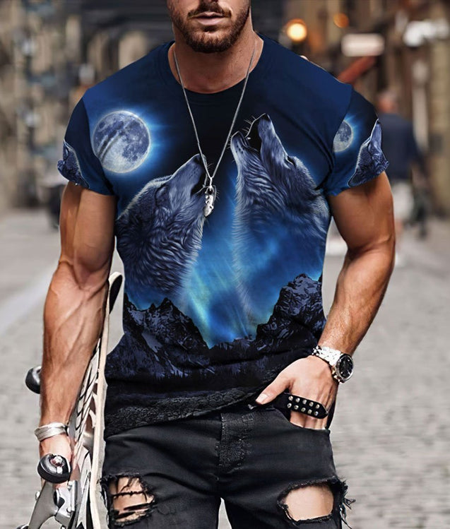 Wolf 3D All Over Printed Unisex Shirt